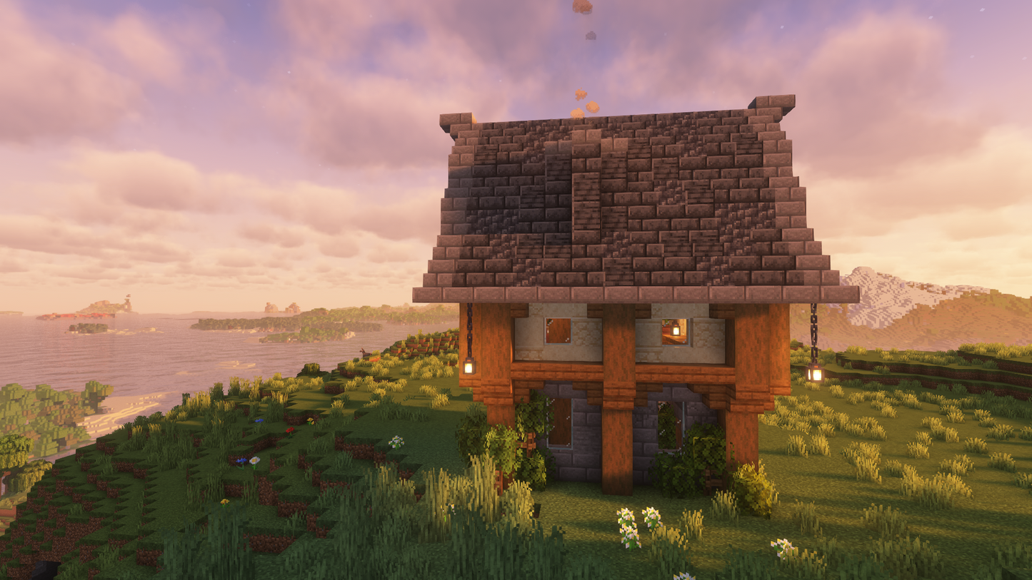 Medieval Fantasy House - With Veranda