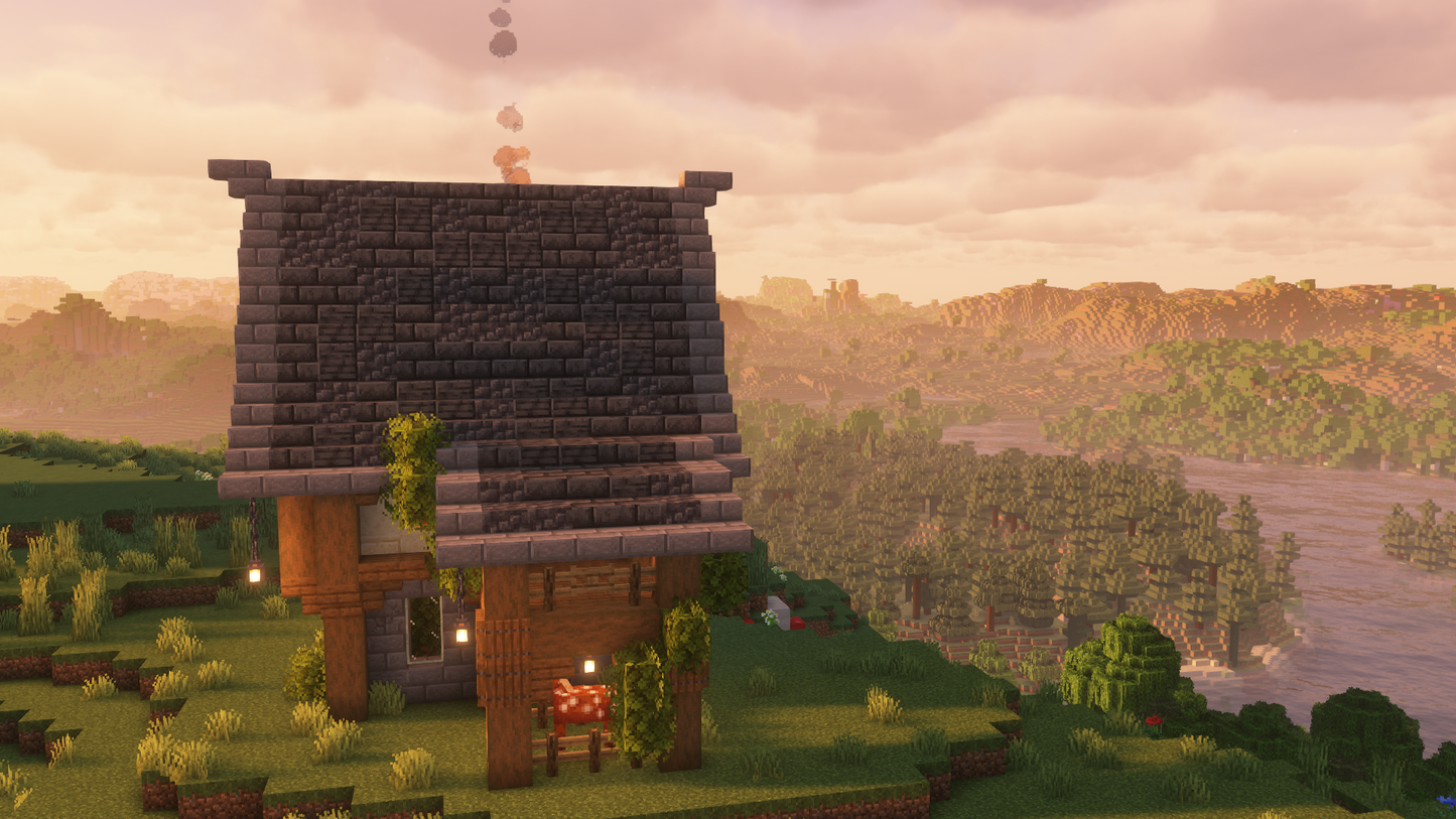 Medieval Fantasy House - With Veranda
