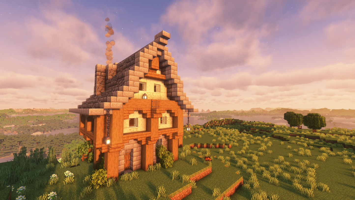 Medieval Fantasy House - With Veranda