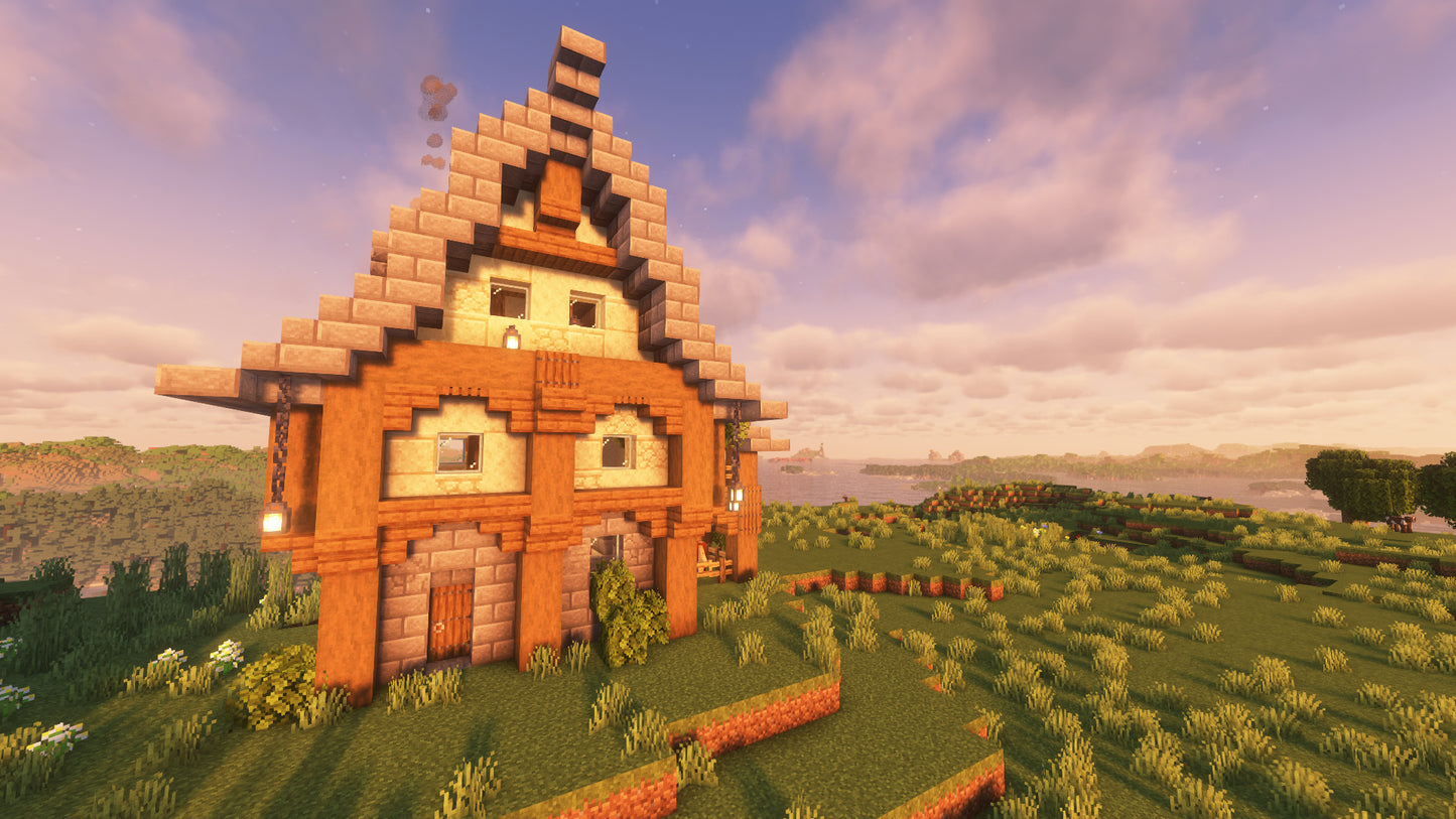 Medieval Fantasy House - With Veranda