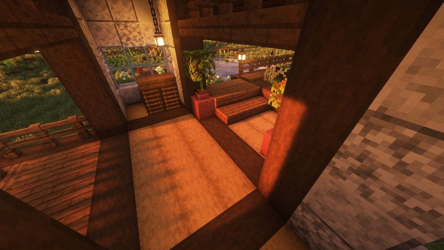 Rustic Farmhouse – Minecraft Schematic (.schem)