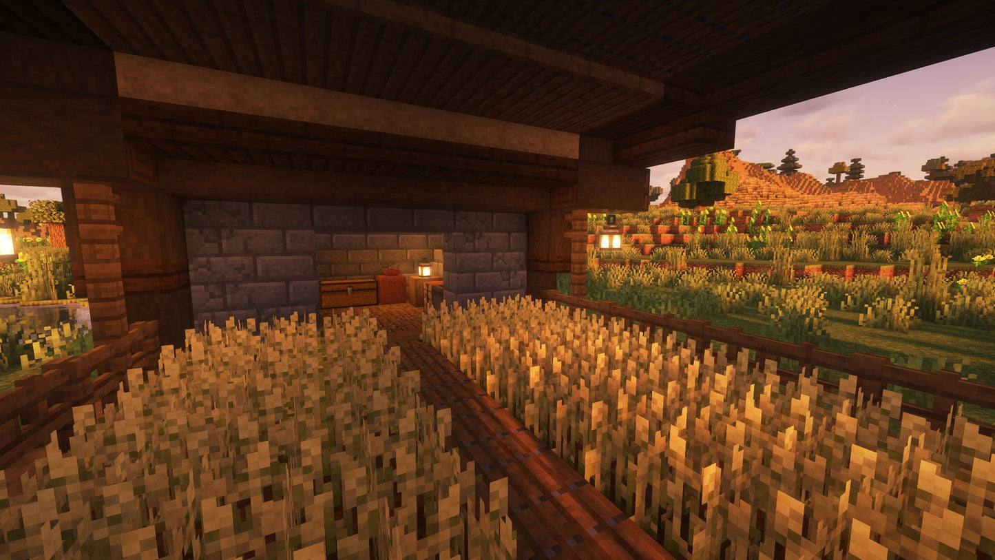 Rustic Farmhouse – Minecraft Schematic (.schem)