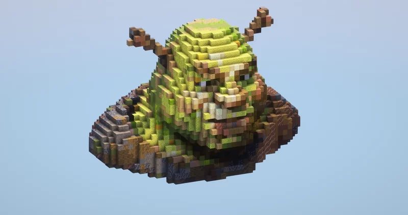 Small Shrek Bust