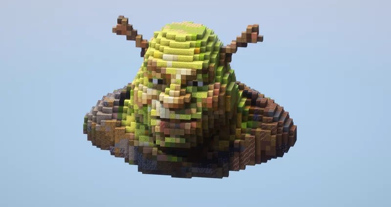 Small Shrek Bust