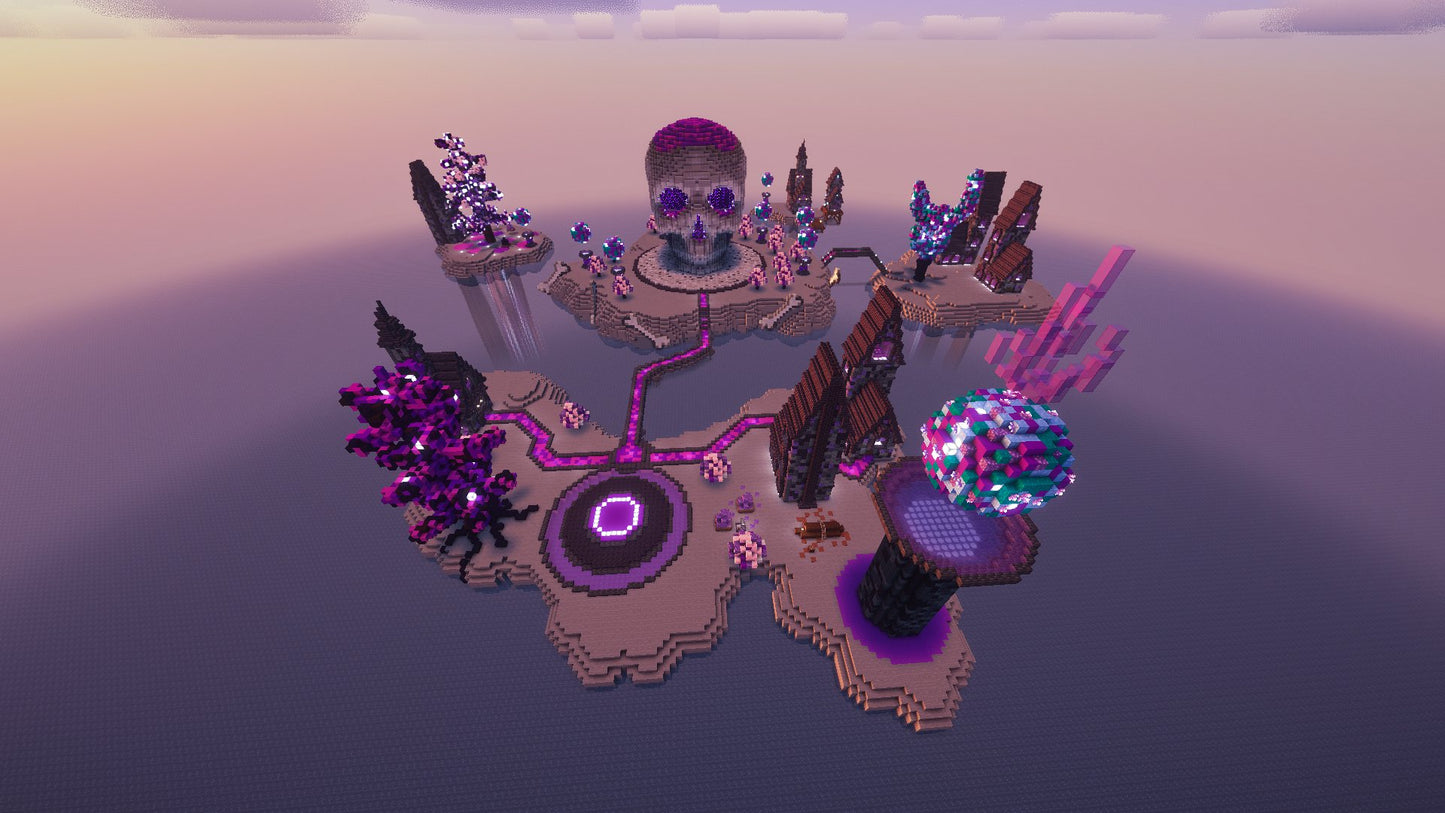 Skullspire | LOBBY/SPAWN HUB / SPAWN VILLAGE Dark themed