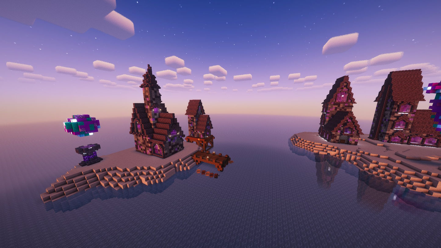Skullspire | LOBBY/SPAWN HUB / SPAWN VILLAGE Dark themed