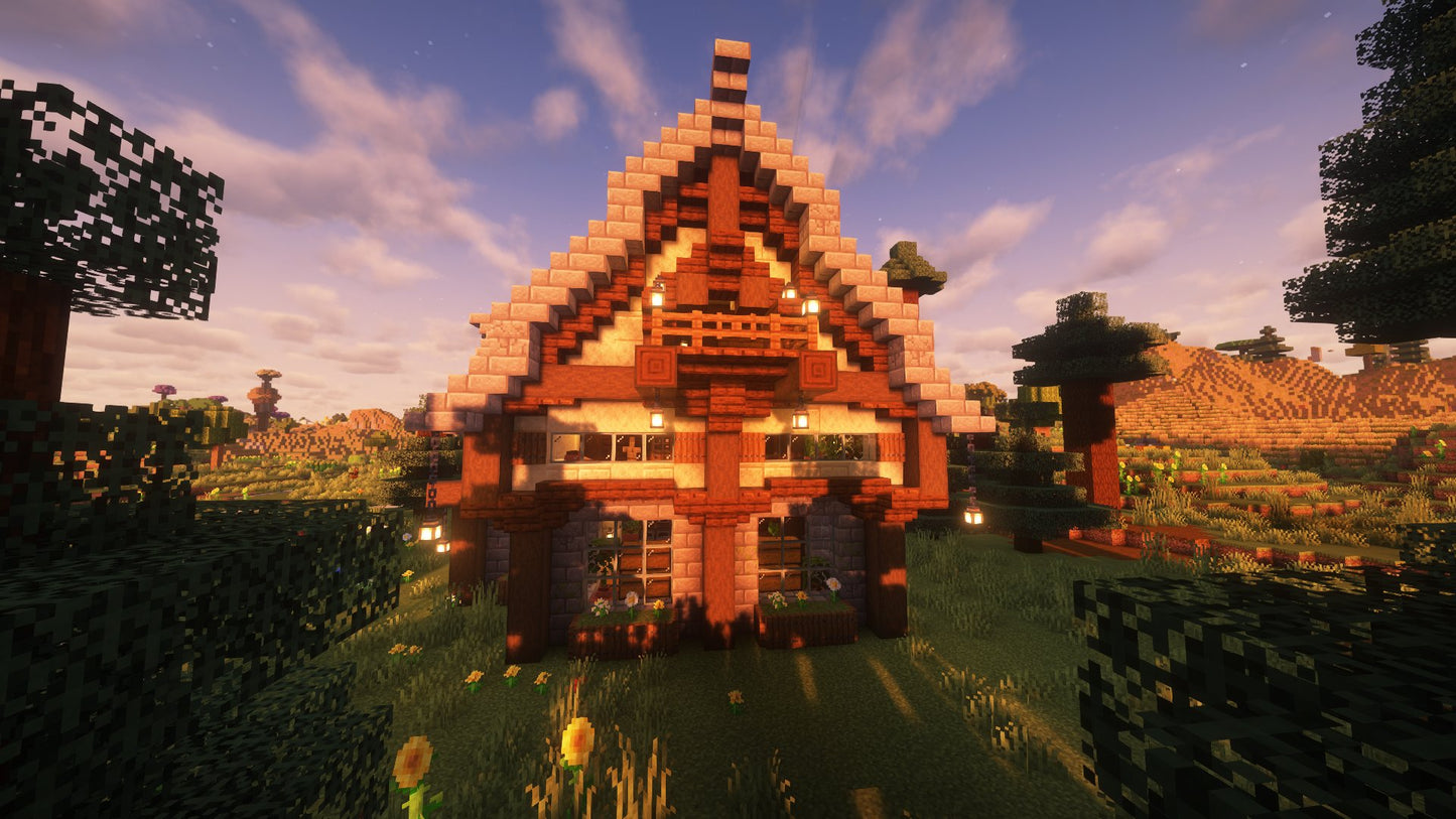 Big Survival House – Minecraft Schematic (.schem)