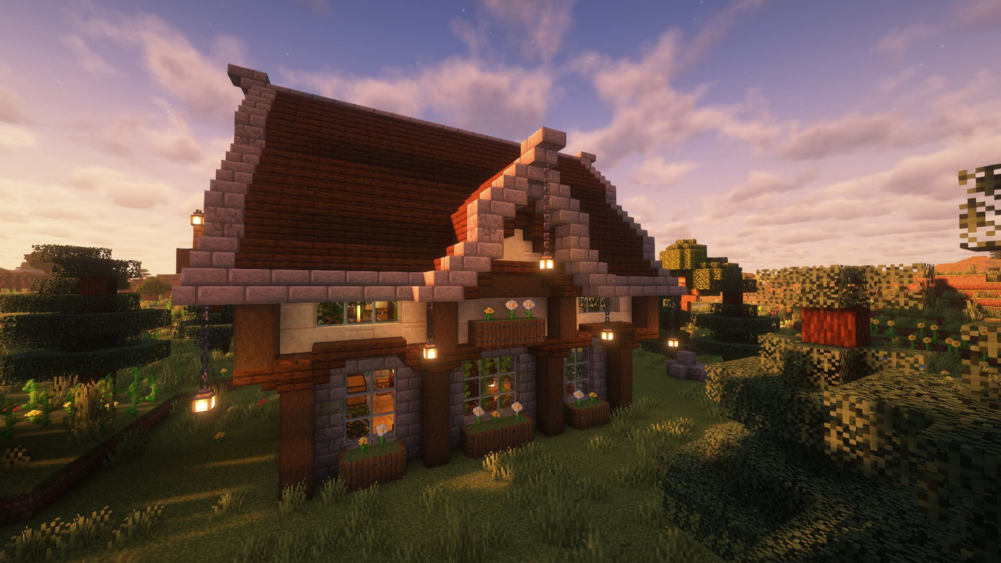 Big Survival House – Minecraft Schematic (.schem)