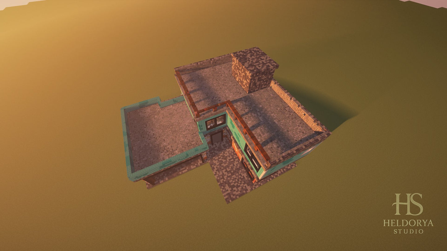 Ultimate PUBG Combat House Remake in Minecraft