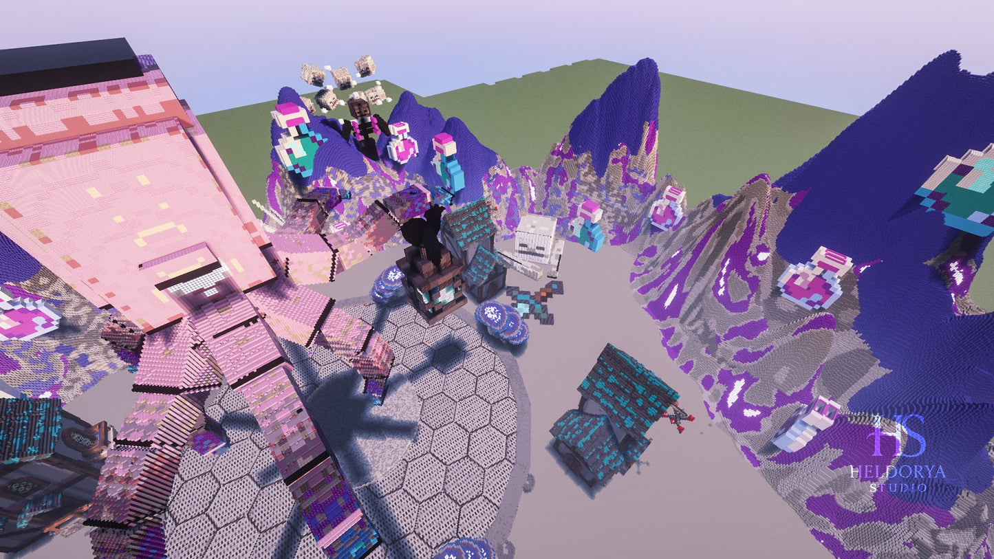 Giant Octopus Purple Monument Arena