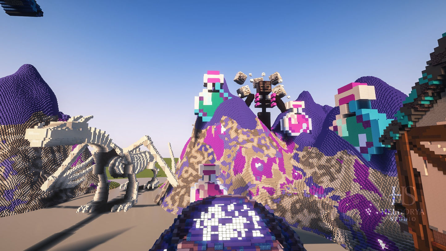Giant Octopus Purple Monument Arena
