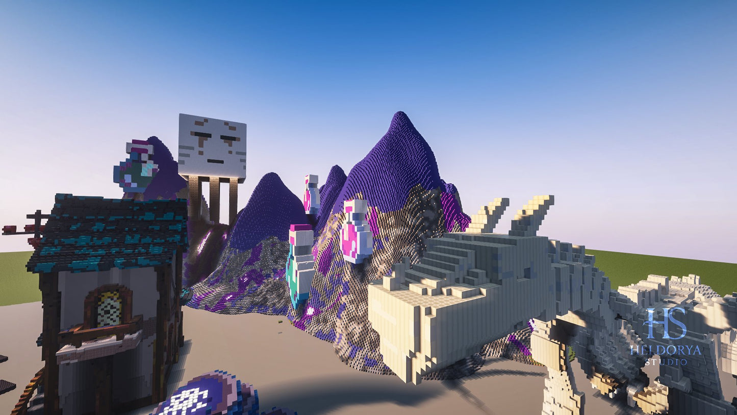 Giant Octopus Purple Monument Arena