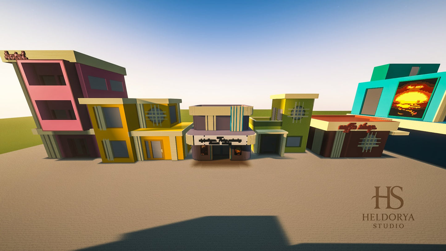ASSET PACK Modern City - Map - VANILLA FRIENDLY Miami Vibes