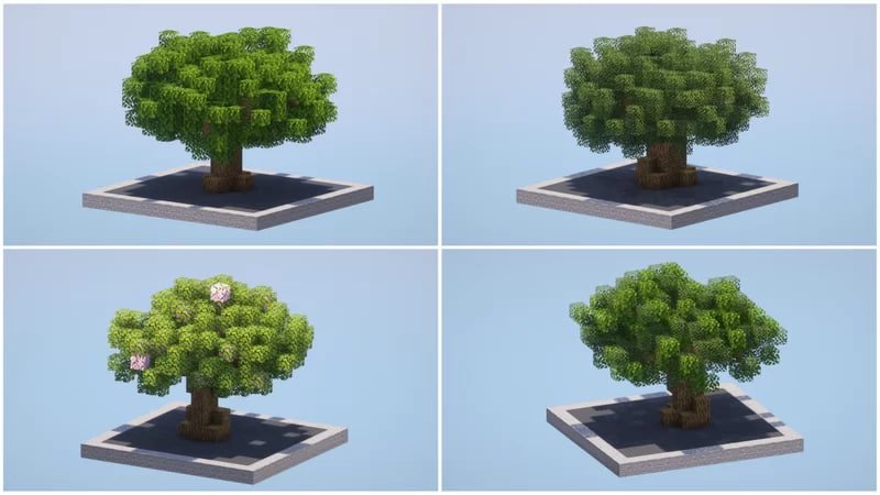 Custom Oak Trees Pack