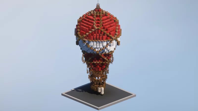 Red Hot Air Balloon