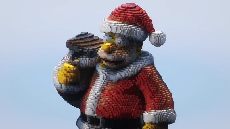 Santa Homer Simpson