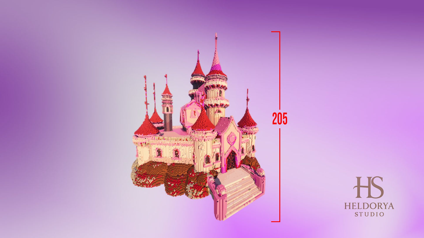 Beautiful Pink Castle - Cinematic Structure