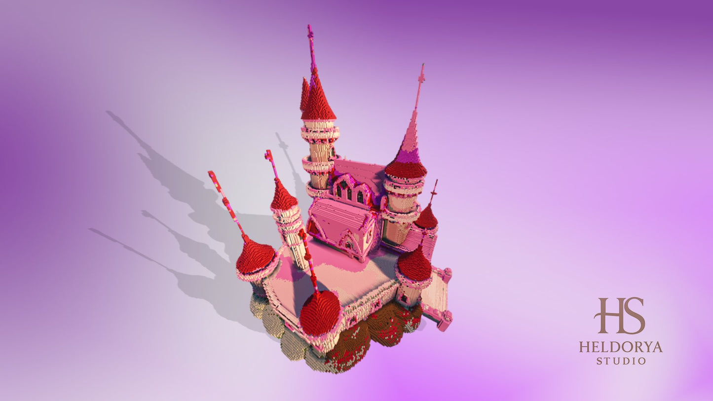 Beautiful Pink Castle - Cinematic Structure