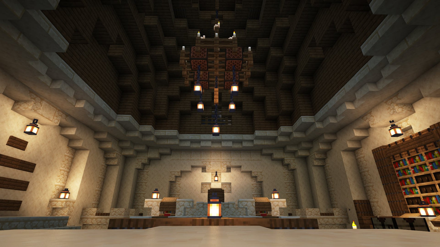 Minecraft desert castle temple (with interior!)
