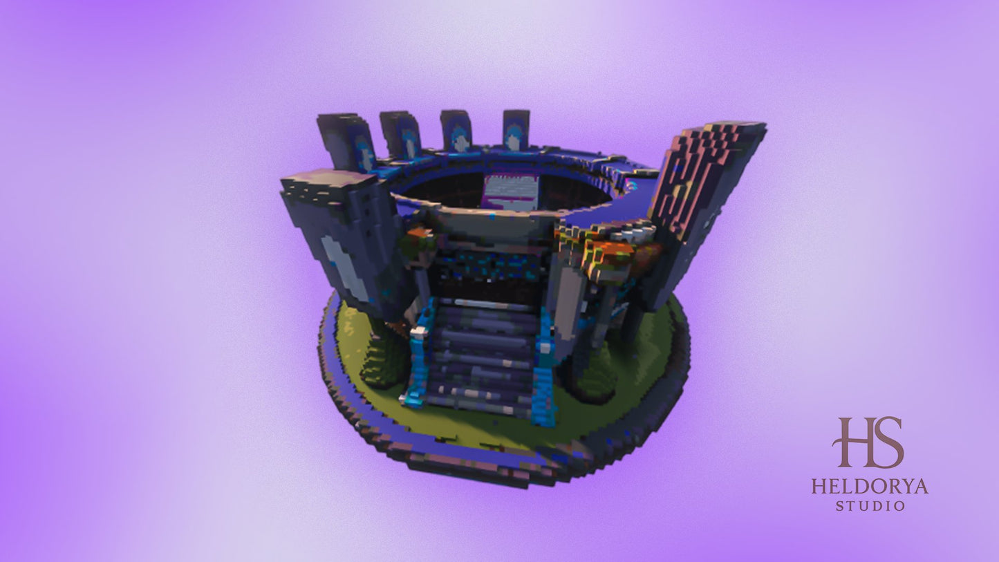 Abandoned Futuristic PvP Arena