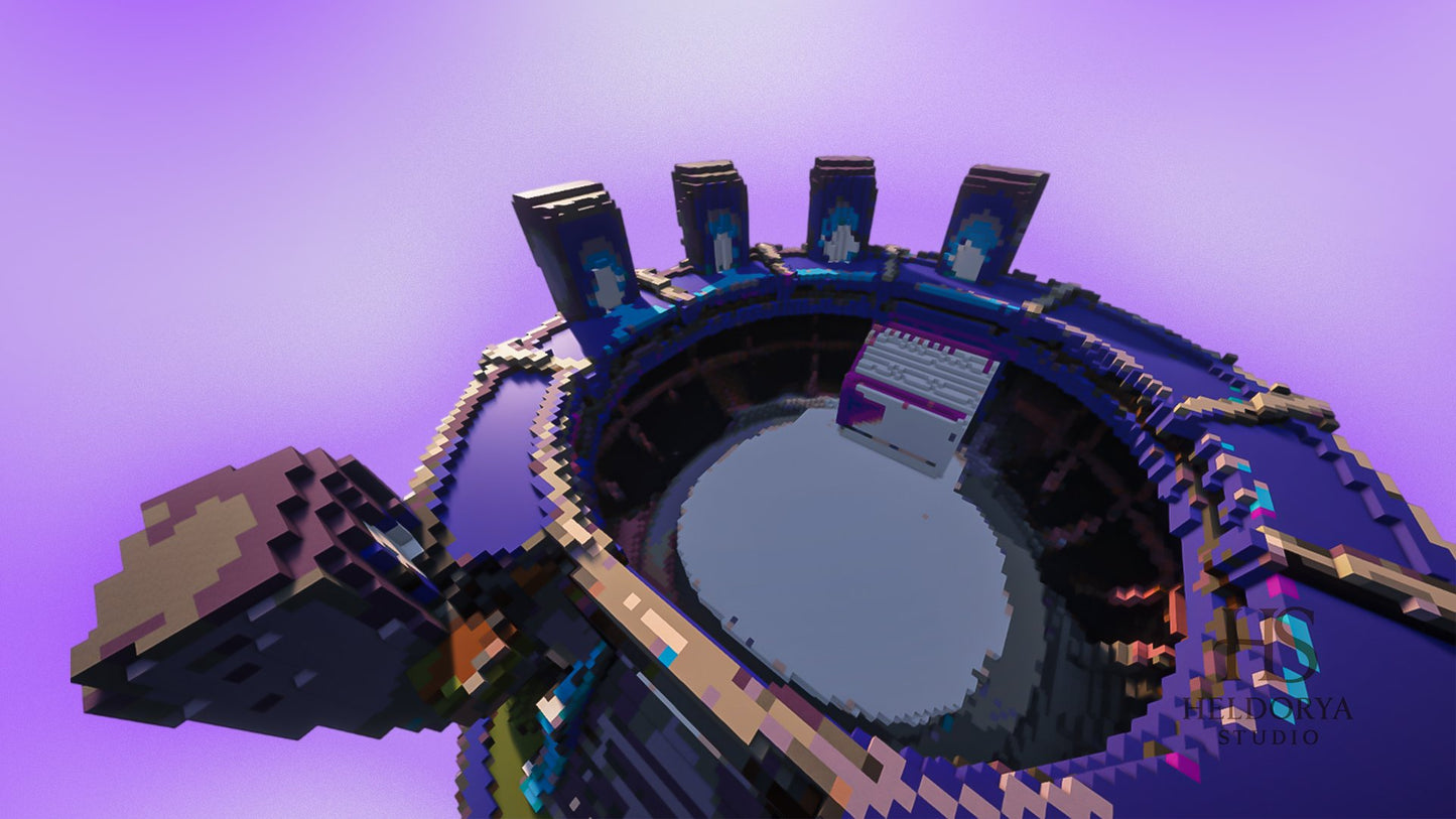 Abandoned Futuristic PvP Arena