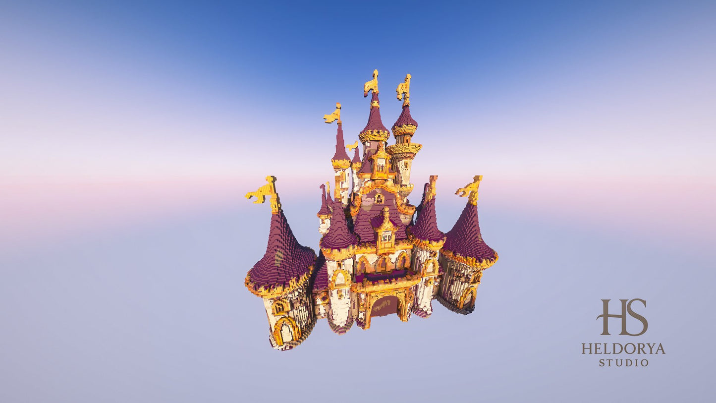 Beautiful Purple Castle - Fantasy