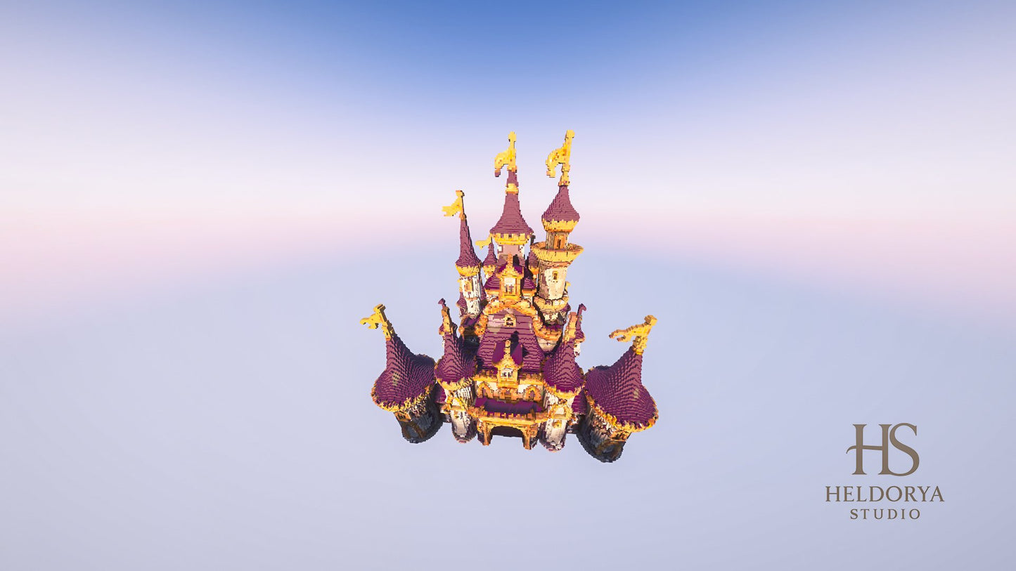 Beautiful Purple Castle - Fantasy