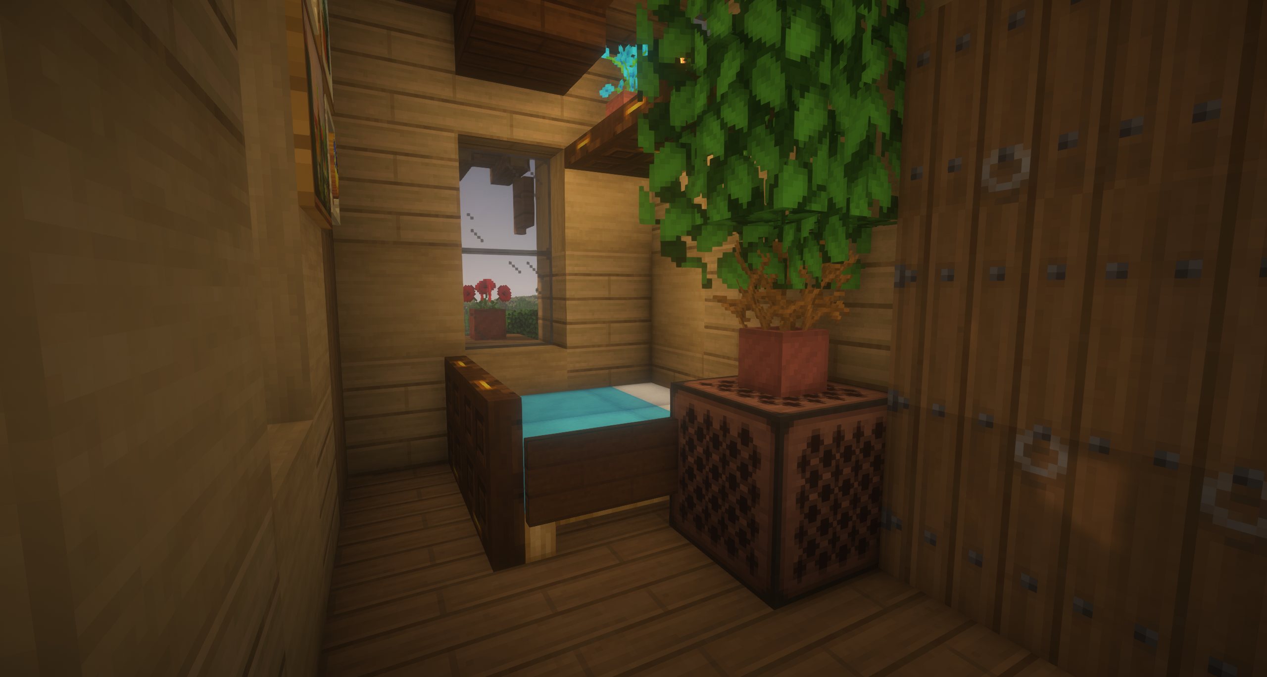 Overgrown Survival Castle with Full Interior
