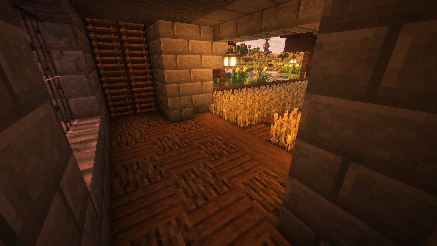 Rustic Farmhouse – Minecraft Schematic (.schem)