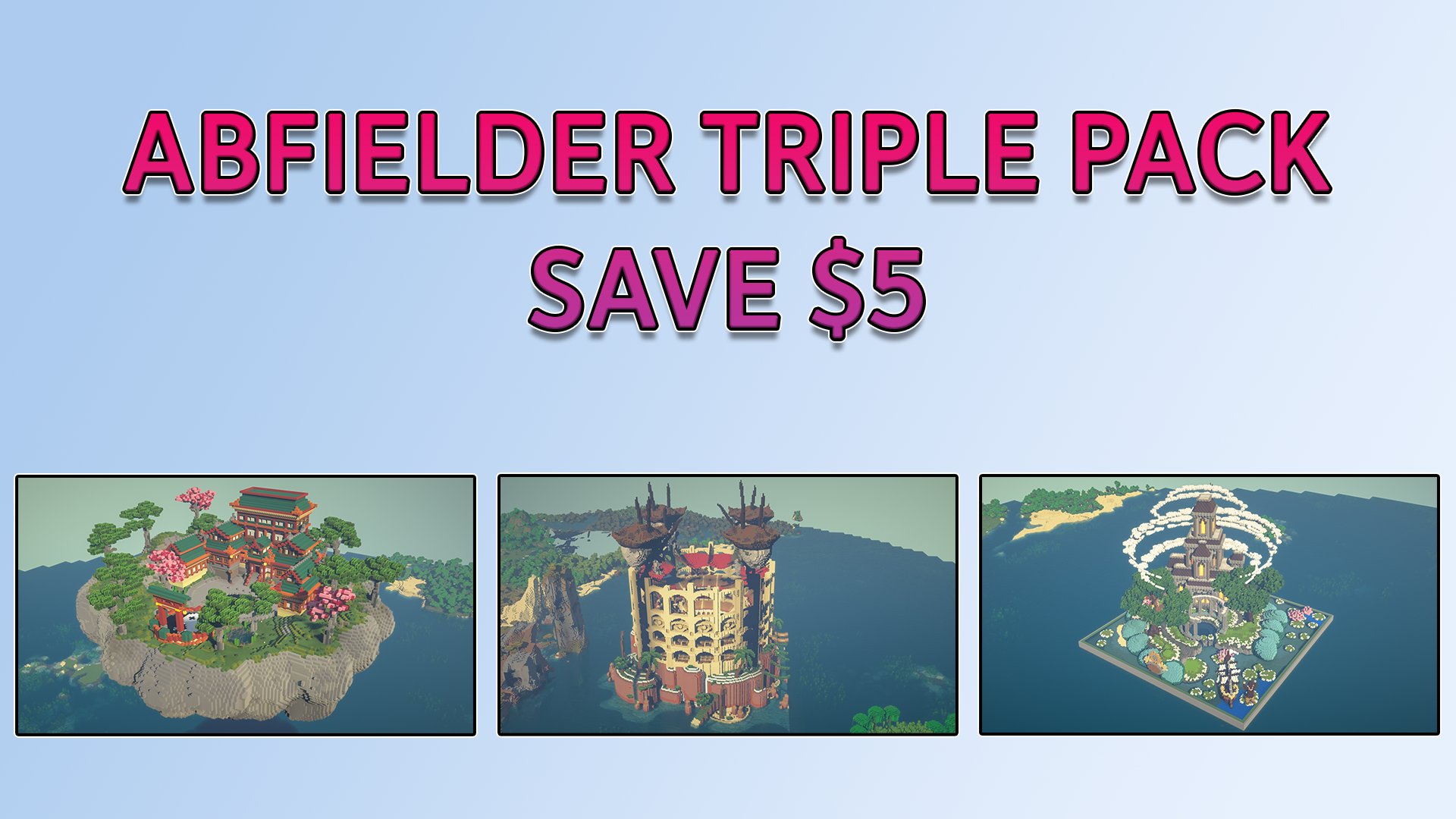 Abfielder Triple Pack - Save $5 – Abfielder Premium Minecraft Downloads