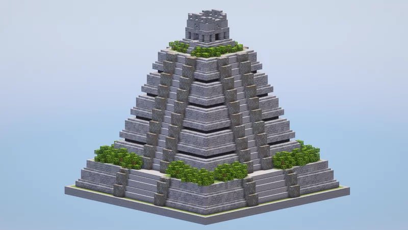 Mayan Pyramid Temple