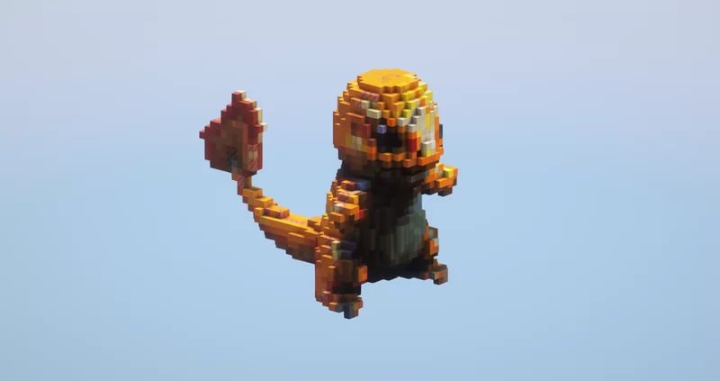 Small Charmander Statue