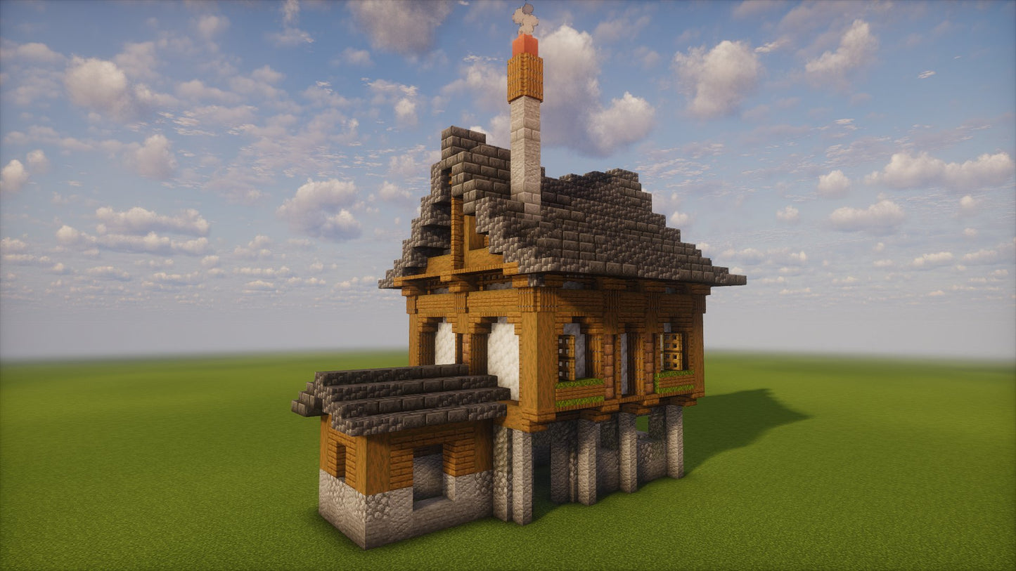 Medieval Houses Set