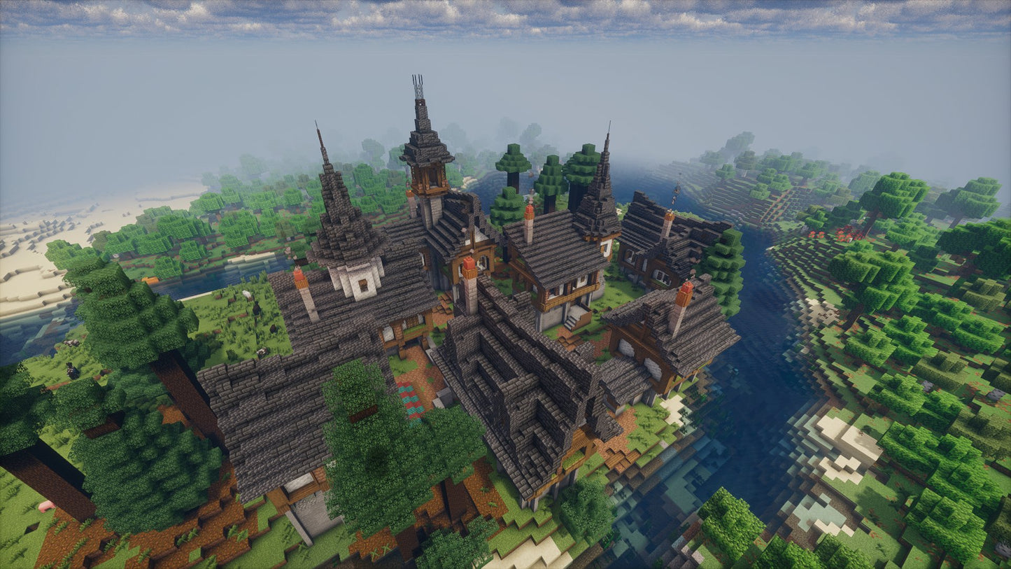 Medieval Houses Set
