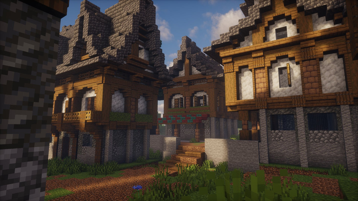 Medieval Houses Set