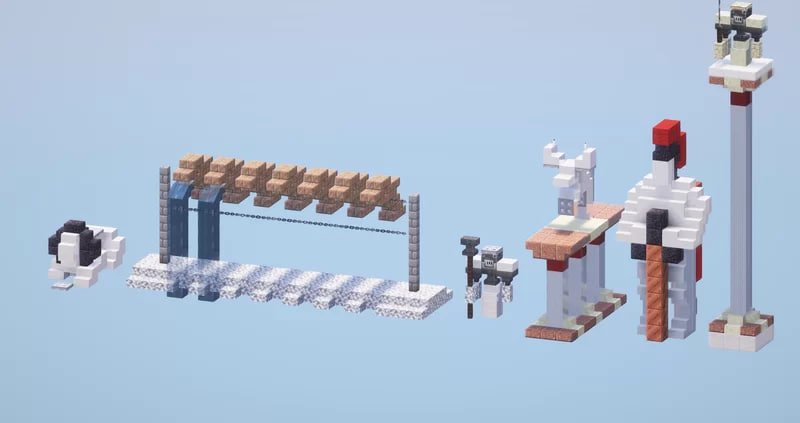 Quartz statues pack