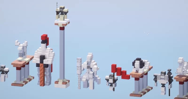 Minecraft Quartz Light Posts Quartz statues pack – Abfielder Premium Minecraft Downloads