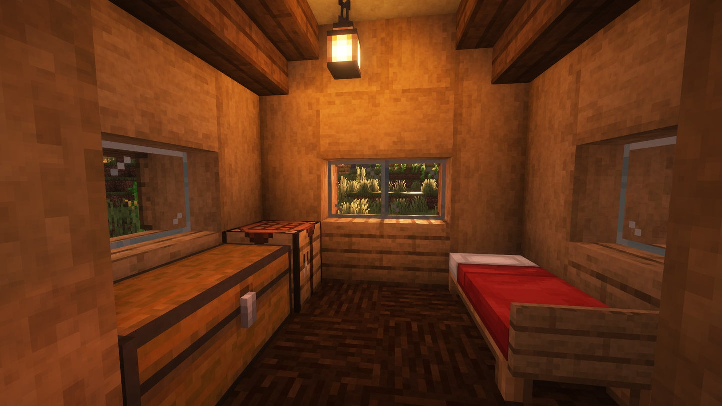 Small Starter Cottage – Minecraft Schematic (.schem)