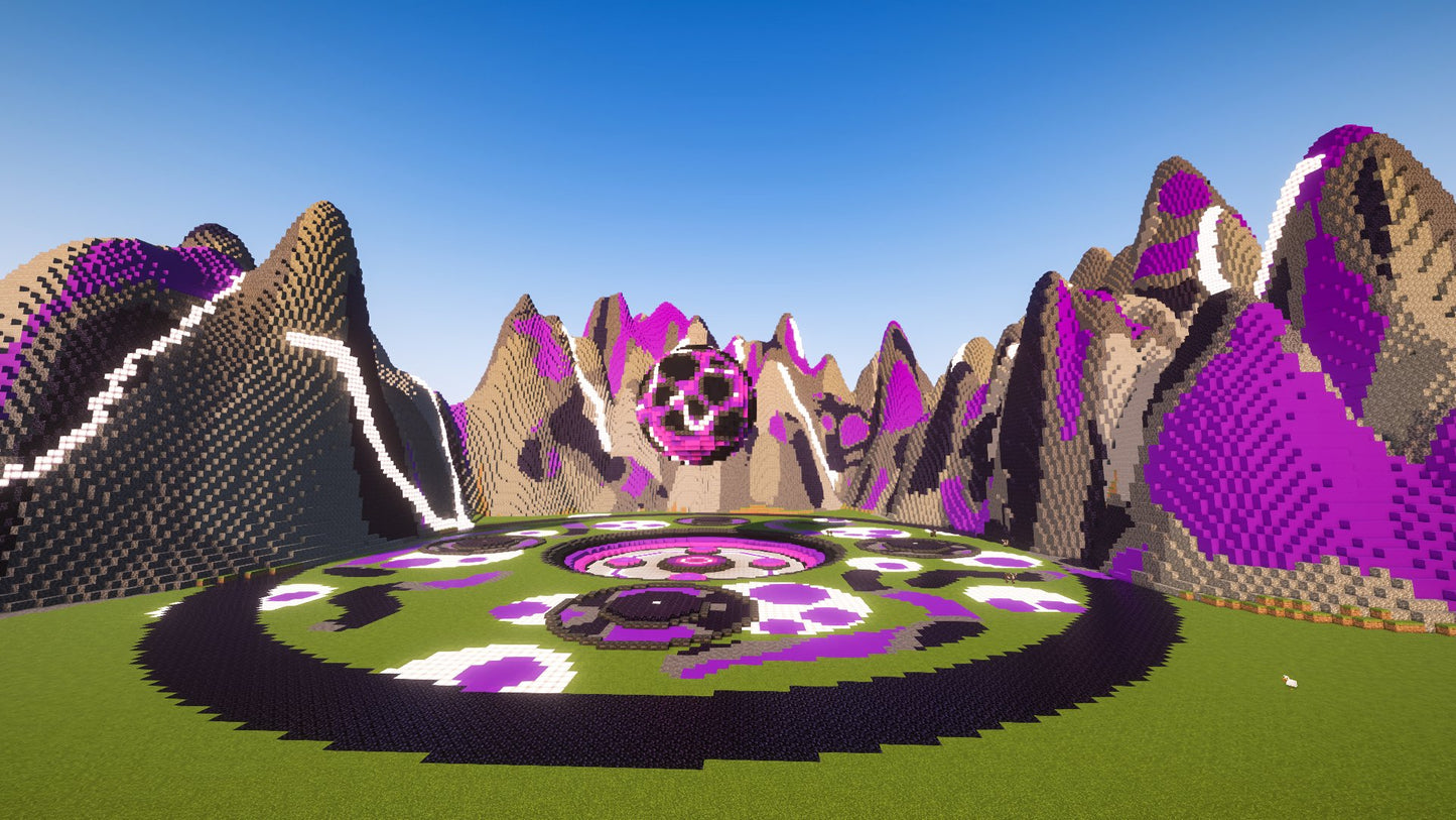 Massive Purple Themed Spawn Hib/ Lobby / Arena / Games Fully Map