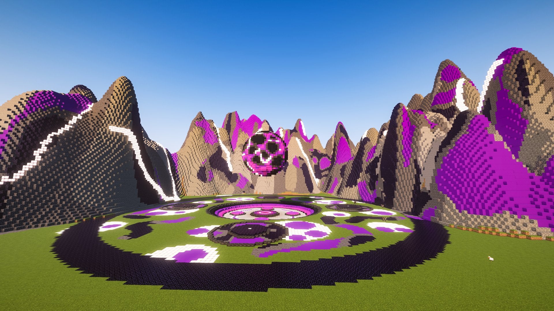 Massive Purple Themed Spawn Hib/ Lobby / Arena / Games Fully Map