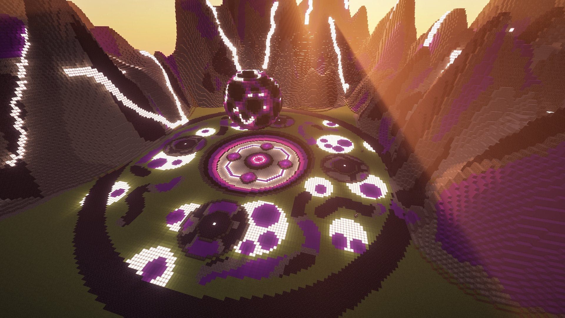 Massive Purple Themed Spawn Hib/ Lobby / Arena / Games Fully Map