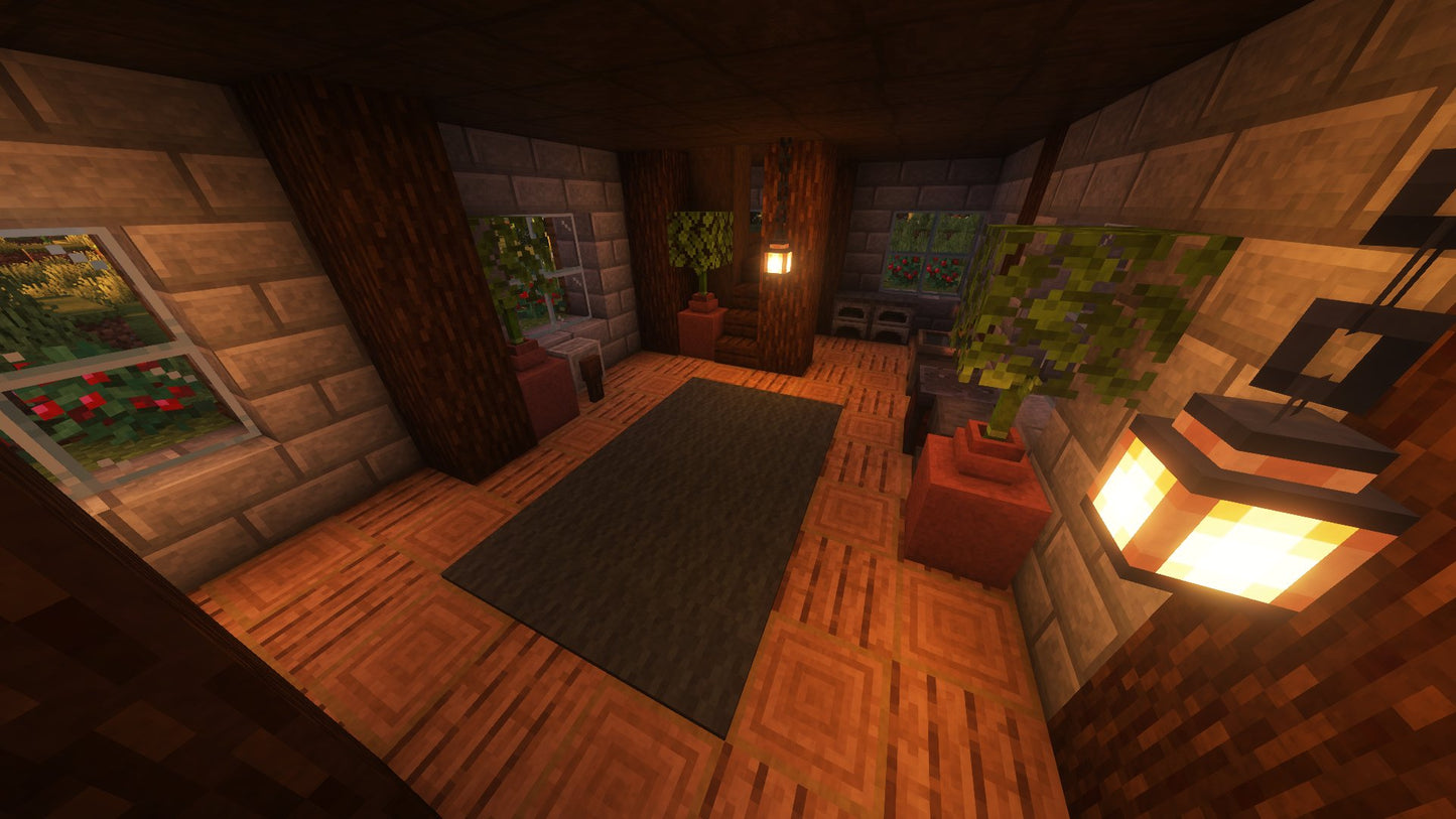 Large Survival House – Minecraft Schematic (.schem)