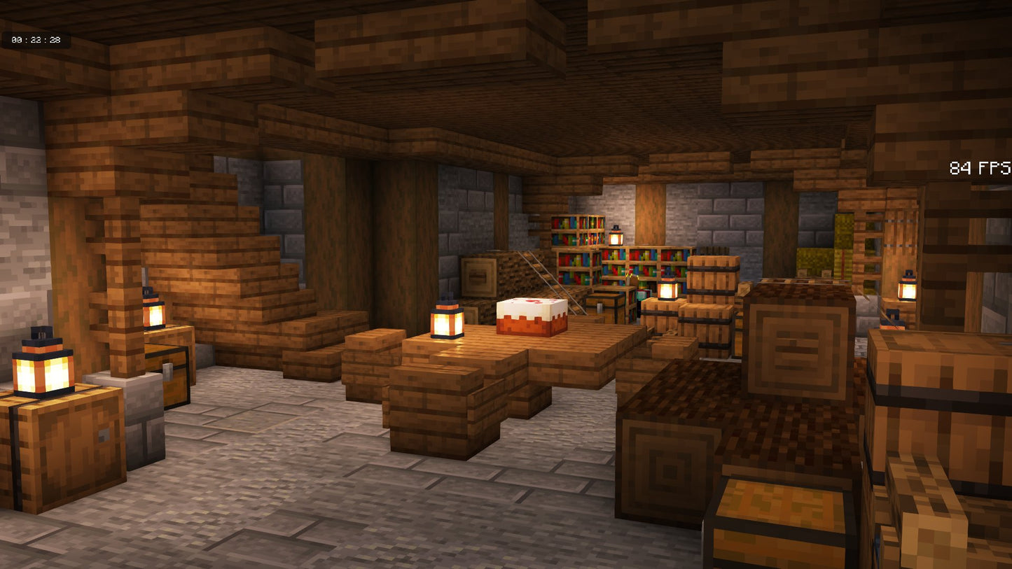 Medieval Mansion with interior