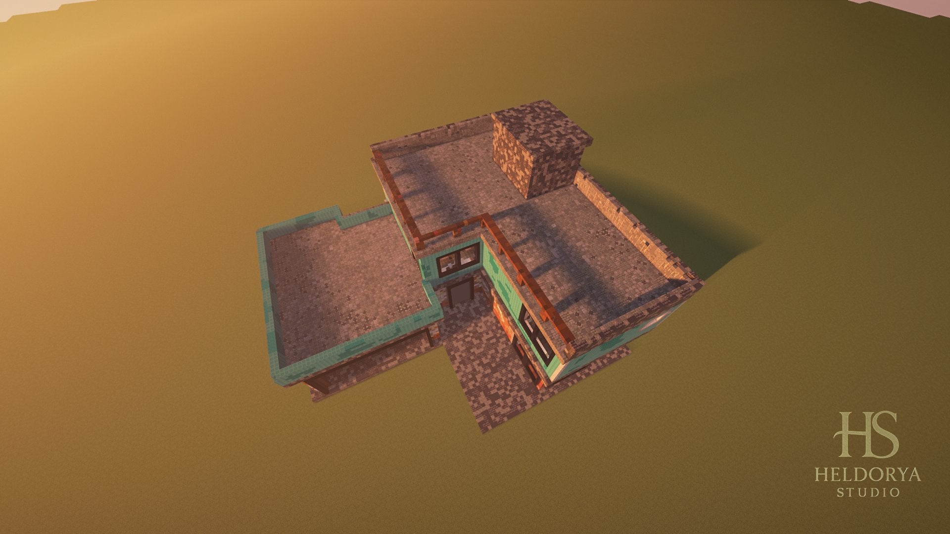 Ultimate PUBG Combat House Remake in Minecraft