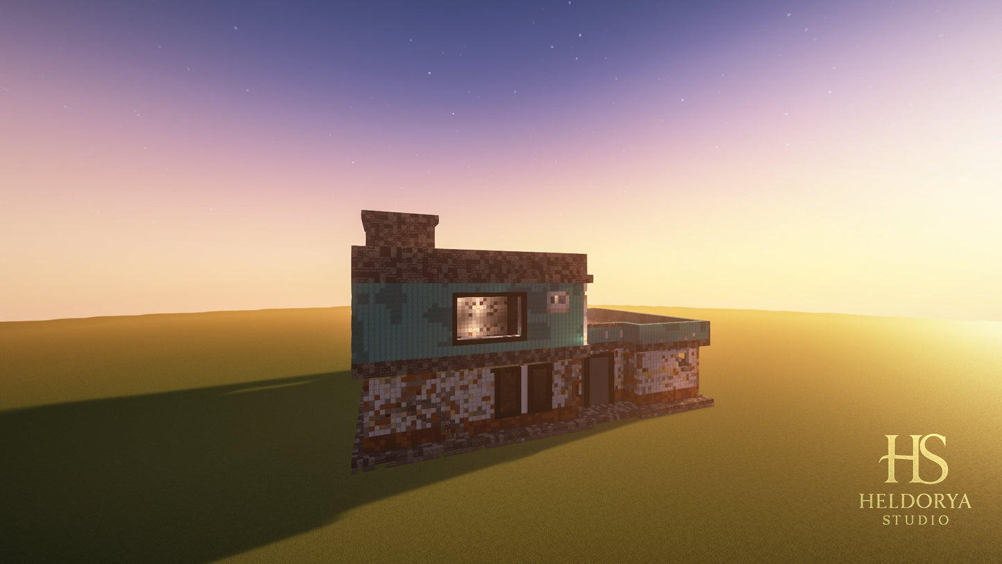Ultimate PUBG Combat House Remake in Minecraft
