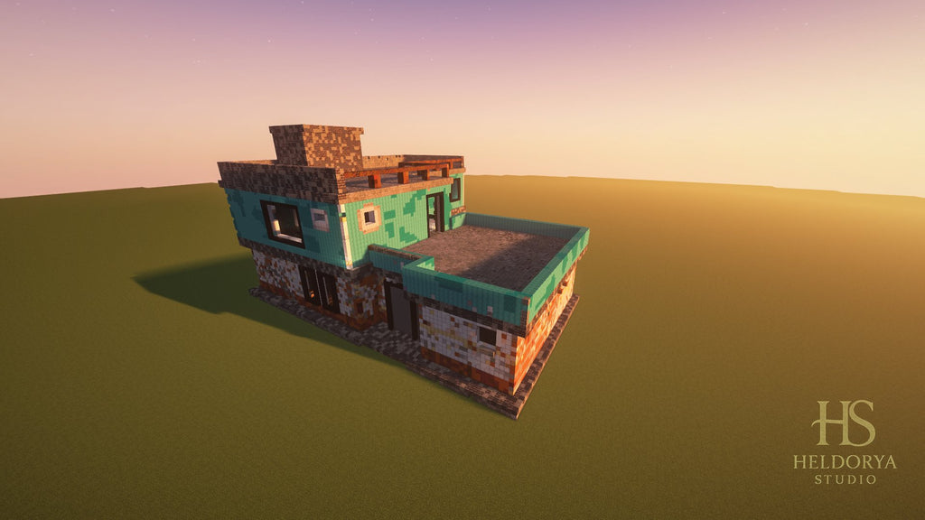 Ultimate PUBG Combat House Remake in Minecraft