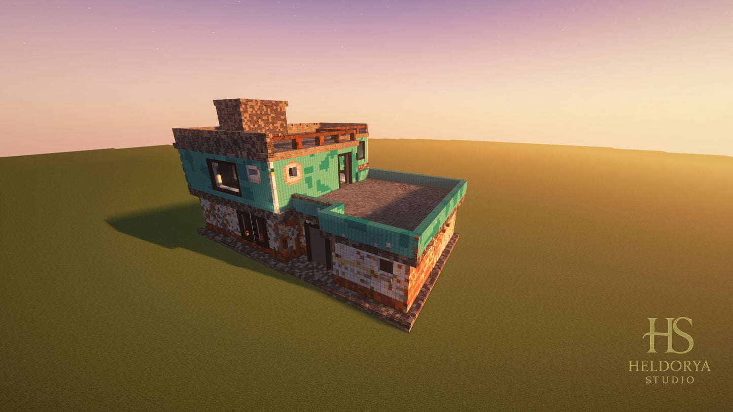 Ultimate PUBG Combat House Remake in Minecraft