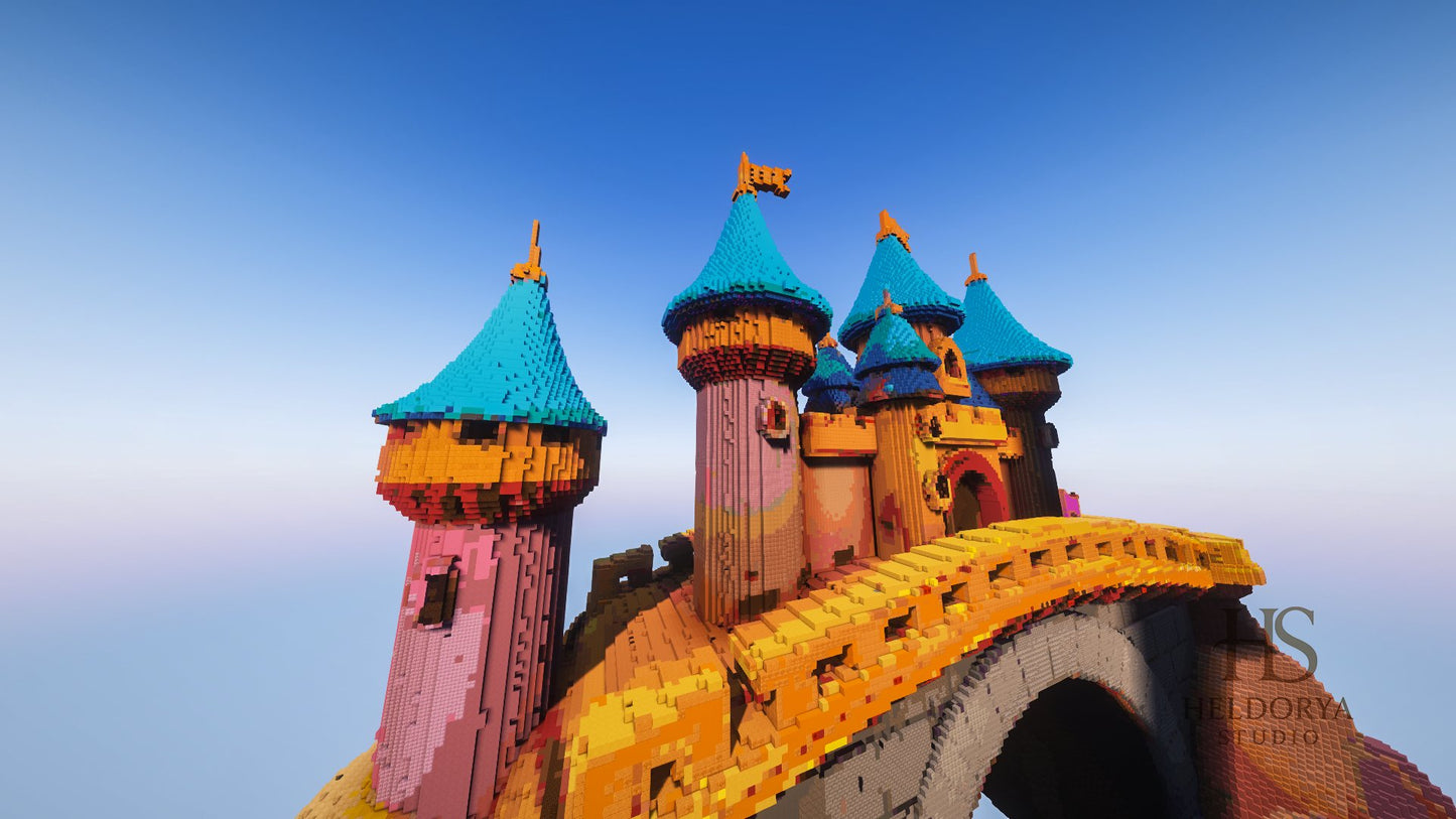 Fantasy Castle | Towers | Big | Cinematic | Vanilla
