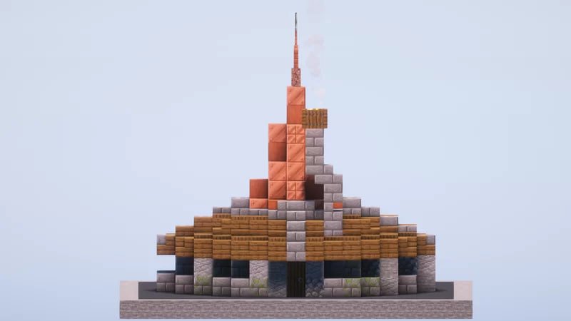 Rounded Medieval House