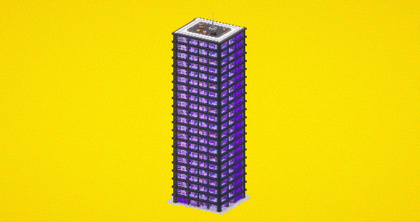 Modern purple palace